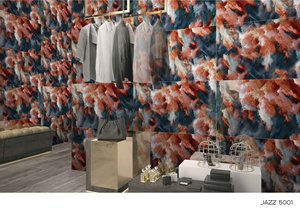 Luxe poli émaillé 600X1200mm gris salon salle de bain brillant carrelage de sol en porcelaine gratiné de pierre intérieur carreaux de mur en céramique - Product Image 6