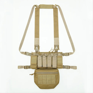 Bolsa de patrulla de chaleco de caza de aparejo de pecho de precio barato de calidad superior con almacenamiento de extensión funcional para aparejo de pecho de bolsa de Radio - Product Image 1