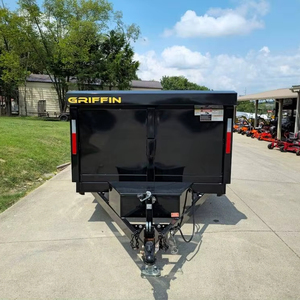 รถพ่วงเทรลเลอร์ไฮดรอลิก7X16 3ft ข้าง (2) 7K เพลารถพ่วงฟาร์มแบบเป็นศูนย์กลางเกียร์-ซื้อตอนนี้สำหรับงานที่มีประสิทธิภาพ - Product Image 1