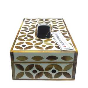 Caja de pañuelos de madera para fregona hecha a mano ecológica de la mejor calidad, almacenamiento de estilo americano para salas de estar, dormitorios, colecciones India MAAZ - Product Image 6