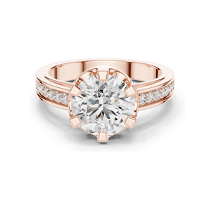 1.71 CT Lab-Grown Diamond Ladies Ring VVS-VS EF Clarity 18KT, 14KT, 10KT Gold & 925 Silver Rose, Yellow, White Gold & - Product Image 2