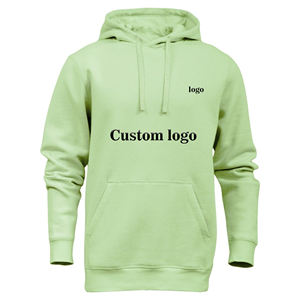 Vintage poliéster/algodón calle moda de gran tamaño Fit Sudadera con capucha estilo desgastado tela gruesa hombres sudaderas con capucha sudaderas - Product Image 3