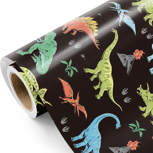 76.2cm x 4.87m Fourniture directe du fabricant Bricolage Artisanat Emballage cadeau Papier d'emballage avec impression de dessin animé Papier Couche - Product Image 6