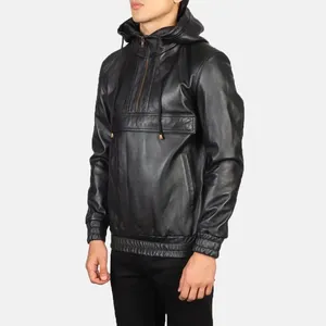 Chaqueta de Cuero con Capucha - Product Image 2