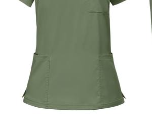 Gommage pour femmes Scrubs Top avec col en V classique et pantalon de jogging de yoga Uniforme d'allaitement médical Scrub Set par Vaslcare - Product Image 2