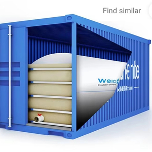 Durable Food Grade PVC TPU Coated Square <b>Fabric</b> Tank Flexible Liquid Storage Solution for Industrial Water Storage Applications - Product Image 1