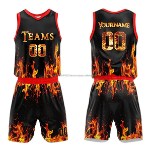 Ensemble Maillot et Short de Basketball Qualité Premium 2026 – Impression Numérique Prête à l'Emploi, Grandes Tailles, Séchage Rapide, Respirant, Uniforme d'Équipe - Product Image 1