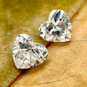 4,01 CT corazón corte laboratorio diamante blanco suelto calibrado F Color VS1 claridad excelente corte joyería hacer regalos para ella - Product Image 5