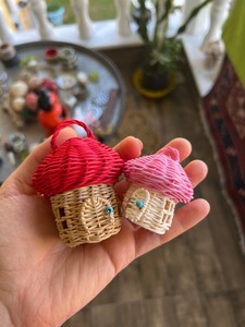 Jouet de cloche de hochet de bébé de rotin gonflable naturel tissé à la main fabricant du Vietnam - Product Image 2