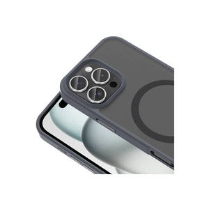 Netzy Premium Shockproof Silicone Cover for iPhone 16 Pro for Magsafe <b>Charging</b> Compatible Matte Back SAFA Sio <b>Case</b> INS Styles - Product Image 5