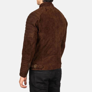 แจ็กเก็ตหนังผู้ชายแบบพอดีตัวใส่สบายแจ็กเก็ตหนังแฟชั่นสำหรับผู้ชาย - Product Image 2