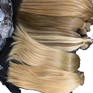 Extensión de cabello humano vietnamita liso Rubio liso suave Remy Virgen sin procesar Natural de alta calidad PLATINUM - Product Image 4