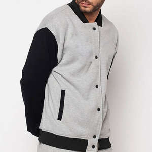 Veste de baseball vintage pour homme, mélange de laine, toile, classique, sportive, décontractée, bomber, collège, 2026 - Product Image 6