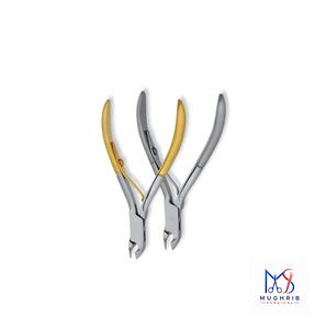 Pince à cuticules manuelle classique avec poignée dorée ou argentée, 12 cm, en acier inoxydable, à mâchoires larges, pointe affûtée, avec ressort de verrouillage pour ongles - Product Image 5