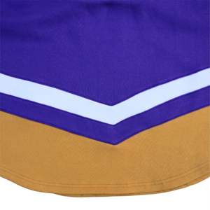 Sudadera con capucha de hockey de lana PESADA | Sudadera con capucha púrpura y Oro viejo con logotipos bordados | Ropa de temporada de invierno de fraternidad y hermandad - Product Image 6