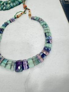 Collier en forme de fantaisie Multi Fluorite 20 pouces Acheter des colliers de perles fantaisie Multi Fluorite Colliers de pierres précieuses - Product Image 6