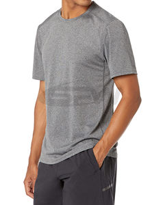 เสื้อยืดผู้ชายสไตล์สปอร์ตเสื้อแห้งเร็วเสื้อออกกำลังแขนสั้นน้ำหนักเบาสำหรับใส่วิ่งออกกำลังกายฟิตเนส - Product Image 1