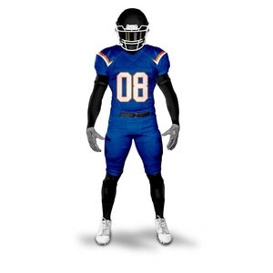 2025 dernière conception uniforme de Football américain pour hommes haute qualité séchage rapide Polyester respirant demi manches grande taille ensembles - Product Image 6