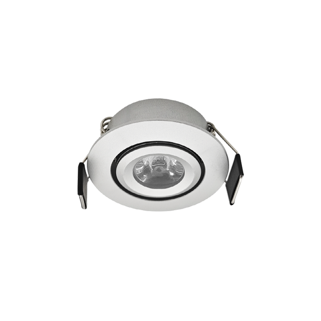 LED Aluminum Modern Ultra Thin Small Spotlight Embedded Small Hole Adjustable Angle Downlight 60 Beam Angle Anti-Glare CRI 90