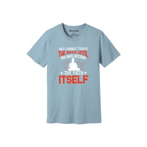 100% algodón camiseta informal 3D Buda temas impresión 12 opciones de color 160-180 pesado GSM diseño personalizable Logotipo de colocación - Product Image 4