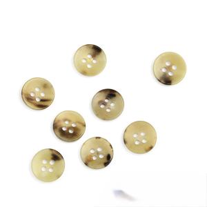 Boutons en corne de buffle naturelle, finition colorée, pour accessoires vestimentaires, haute qualité - Product Image 4