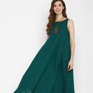 Vestido largo bohemio sin mangas a la moda para mujer, ropa elegante para fiesta con tela tejida explosiva hasta el suelo al por mayor - Product Image 1