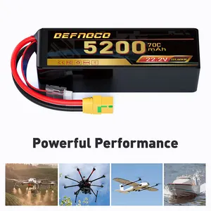 Align SAB XLPOWER 22.2V 5000mAh 5200Mah 4s 6S 60c Lipo Batterie Lithium XT60 batterie Pack pour RC Drone Bateau FPV Car Battery