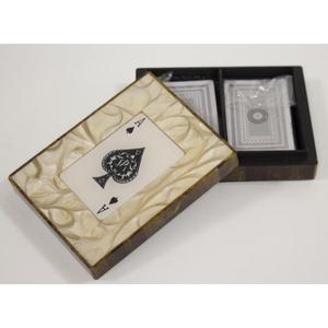 1 jeu de cartes de poker avec boîte en bois, jeu de société d'intérieur, cadeau promotionnel, accessoires, décoration intérieure - Product Image 3