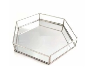 Grossiste et Fabricant Dernier Design Plateau Décoratif en Verre Antique Plateau Cadeau Personnalisé Fabriqué à la Main - Product Image 5