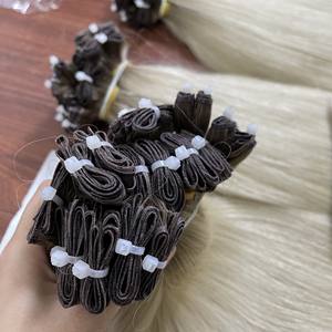 Trames Genius de luxe en gros de qualité supérieure 100g cheveux humains sans retour extensions de cheveux Genius trame usine du Vietnam - Product Image 1