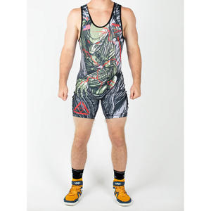 Trajes de Lucha Libre Cómodos para Hombre, Singlet de Lucha Libre Hecho a Medida, Diseño Moderno, Singlets de Lucha Libre Transpirables, Diseño Personalizado - Product Image 3