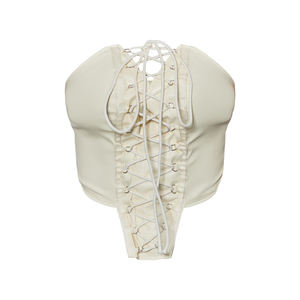 OEM High Quality Stylish <b>Leather</b> Women's Waist Cinchers Eco-Friendly Lightweight Breathable Custom Logo Position Black Color - Product Image 5