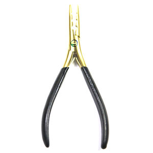 Herramienta de Extensión de Cabello Reutilizable Ligera de Acero Inoxidable Dorado para Salón, Alicates de Lujo INTSNE SURGICAL de 3 Orificios para Microperlas - Product Image 2
