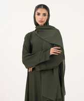 Fabricant d'Abaya Loriya Abaya de luxe noire pour femmes Robe musulmane Abaya à ouverture frontale Vêtements islamiques