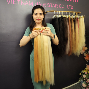 Extensiones de cabello humano Remy 100% virgen liso natural al por mayor, máquina Premium de grado superior, doble trama para exportación a granel - Product Image 5