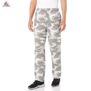 Pantalones ajustados para deportes al aire libre de color sólido para hombre, precio al por mayor, pantalones largos en blanco de alta calidad - Product Image 1