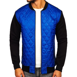 Veste bomber pour homme en impression numérique de haute qualité à vendre, couleur unie, fermeture éclair intégrale, streetwear, veste bomber pour homme, service OEM - Product Image 4