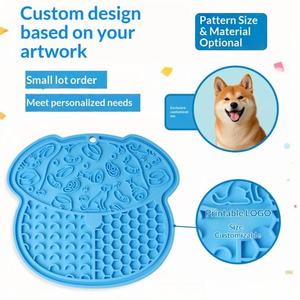 Dog Licking <b>Mat</b> & Slow-Feeding Bowl with <b>Silicone</b> Suction Cup Anti-Choking Design Waterproof & Easy to Clean Portable Outdoor - Product Image 4