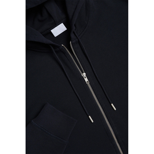 Sudadera con capucha extragrande personalizada para hombre con doble cremallera, estilo streetwear, efecto desgastado por el sol, con cierre de cremallera, para hombre - Product Image 6