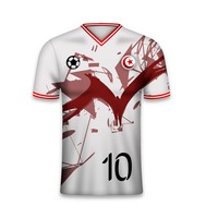 Camiseta de Fútbol Deportiva Transpirable a Precio Económico, Camisetas de Fútbol Personalizadas con Logotipo Individual, Camiseta de Fútbol de Club con Transferencia Térmica