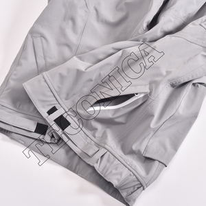 Pantalon de neige unisexe en polaire polyester imperméable coupe-vent séchage rapide respirant avec cordon de serrage 240g pour l'hiver MOQ 100 pièces OEM - Product Image 4