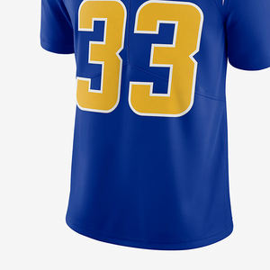 Camiseta Deportiva Personalizable de Fútbol Americano para Hombre, Cuello en V, Poliéster, Nombre y Número Bordados, Transpirable, Secado Rápido, Informal - Product Image 6