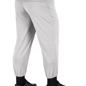 Pantalones deportivos de alta calidad personalizados al por mayor para hombres, ropa de equipo de béisbol transpirable en Tallas grandes - Product Image 4
