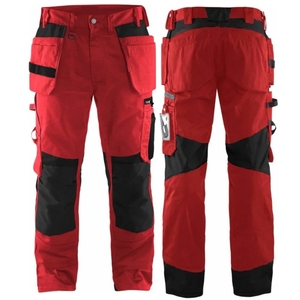 กางเกงผ้าแคนวาสสำหรับงานหนัก น้ำหนักเบา มีกระเป๋าใส่เครื่องมือ ทนทาน เหมาะสำหรับช่างซ่อม ช่างยนต์ ช่างก่อสร้าง พร้อมแผ่นรองเข่า - Product Image 6