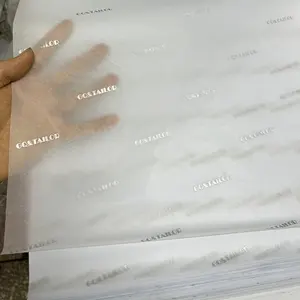 17g टिशू पेपर कस्टम लोगो पैकेजिंग कागज कपड़ों के लिए पुनर्नवीनीकरण कस्टम टिशू पेपर