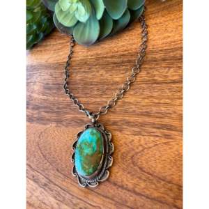 Collier Montagne Sonoraine Sheila Becenti, Turquoise, Agate, Perle, Style Bohème Vintage Chrétien, Cadeau Parfait en Argent Sterling - Product Image 4