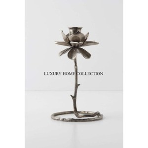 Ensemble de 2 bougeoirs classiques d'intérieur de mariage à la maison de décoration de table antique - Product Image 6