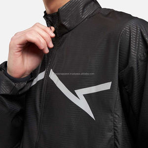 Nardon Apparel Vente en gros Logo personnalisé Veste coupe-vent personnalisée Veste coupe-vent à glissière complète adaptée à l'extérieur et au travail - Product Image 4