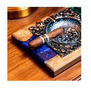 Cenicero Resina Epoxi, Cenicero Resina Hecho a Mano, Rolling Tray Handmade, Cenicero, Tobacciana, Caja de puros Madera, Bar Posavasos Hecho a Mano - Product Image 4