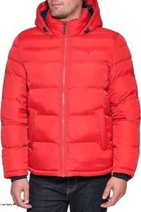 <b>Top</b> Jacket With Gradient Color Ski Jacket for <b>Men</b> Hooded Warm Puffer Jackets Weather Resistant Windproof Outwear - Product Image 3